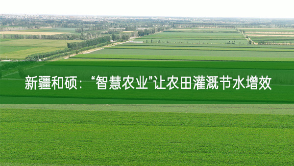 新疆和碩：“智慧農(nóng)業(yè)”讓農(nóng)田灌溉節(jié)水增效