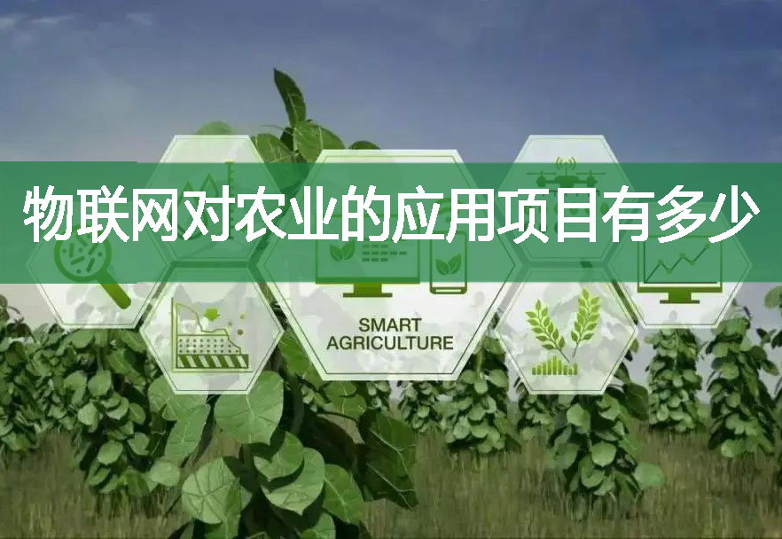 物聯網對農業的應用項目有多少
