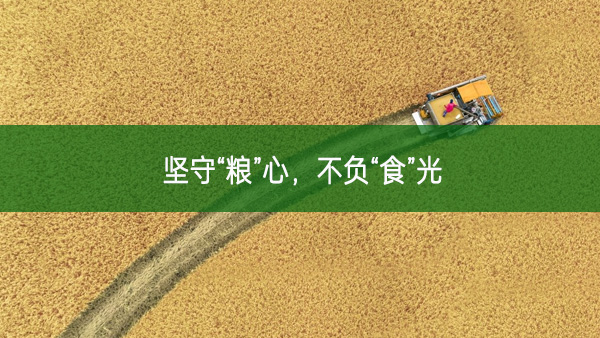 堅守“糧”心，不負“食”光