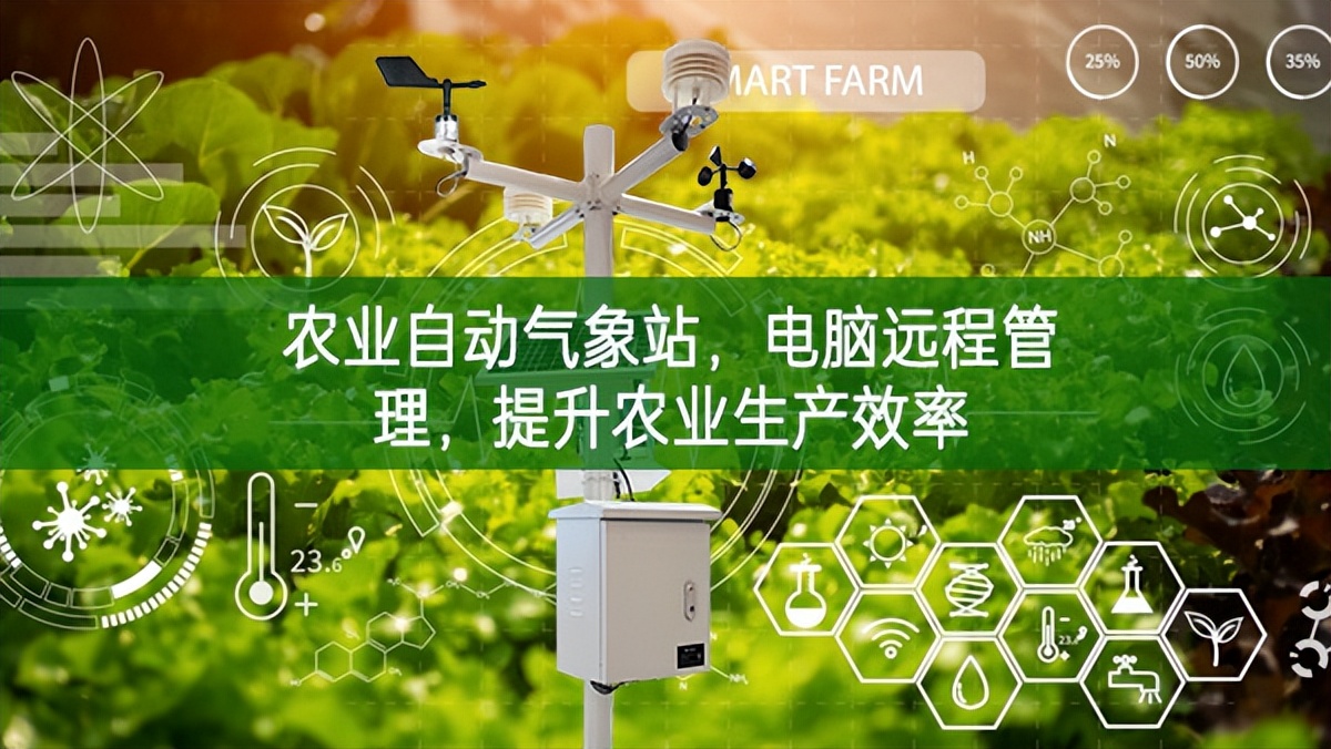 農(nóng)業(yè)自動(dòng)氣象站，電腦遠(yuǎn)程管理，提升農(nóng)業(yè)生產(chǎn)效率