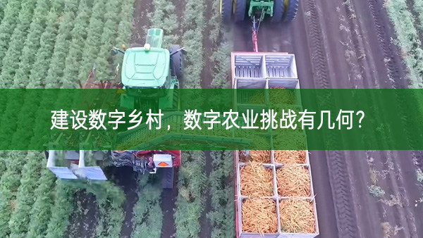 建設數字鄉村，數字農業挑戰有幾何？
