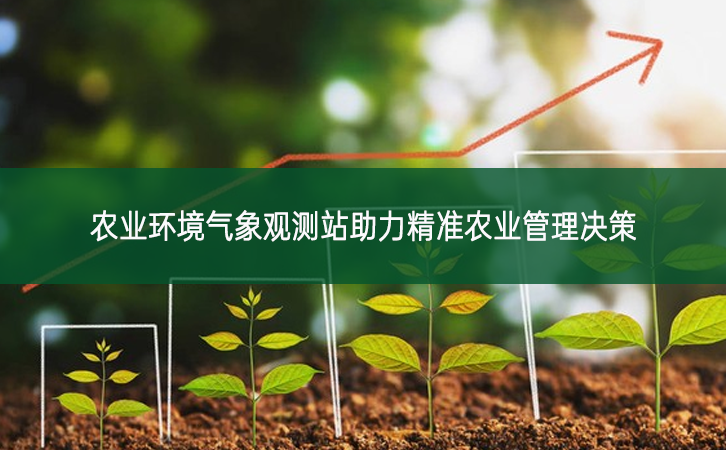 農(nóng)業(yè)環(huán)境氣象觀測站助力精準(zhǔn)農(nóng)業(yè)管理決策