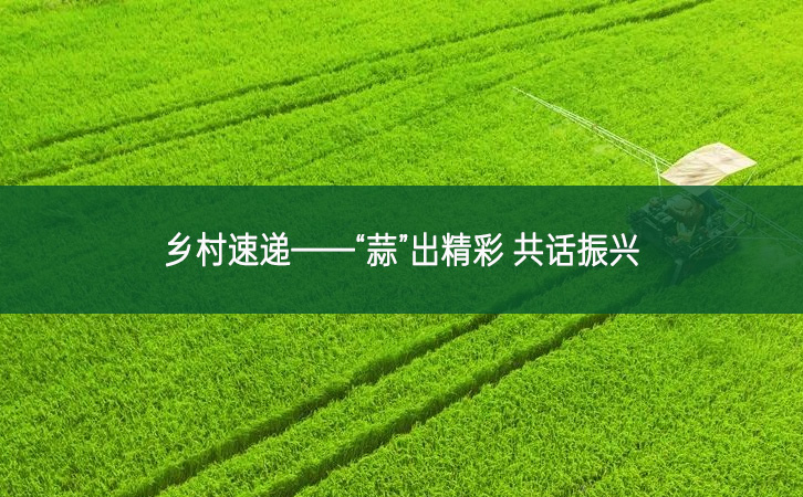 鄉(xiāng)村速遞——“蒜”出精彩 共話振興
