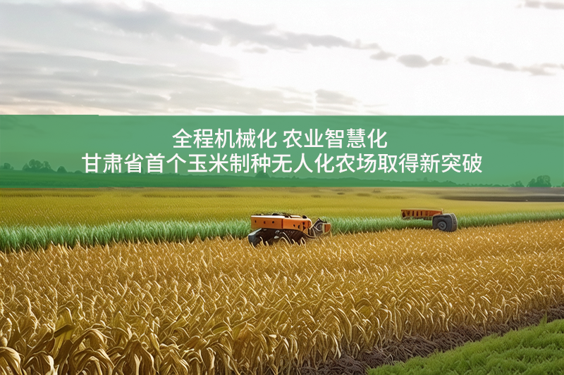 全程機械化 農業智慧化 甘肅省首個玉米制種無人化農場取得新突破