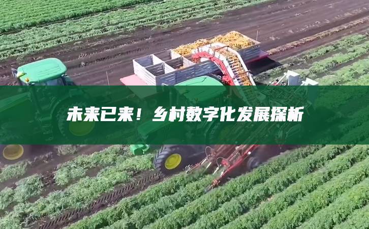 未來(lái)已來(lái)！鄉(xiāng)村數(shù)字化發(fā)展探析