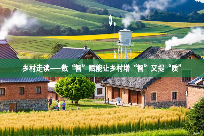 鄉(xiāng)村走讀——數(shù)“智”賦能讓鄉(xiāng)村增“智”又提“質(zhì)”