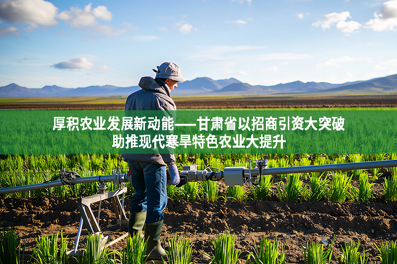 厚積農(nóng)業(yè)發(fā)展新動(dòng)能?——甘肅省以招商引資大突破助推現(xiàn)代寒旱特色農(nóng)業(yè)大提升