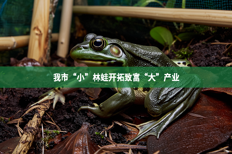 我市“小”林蛙開拓致富“大”產(chǎn)業(yè)