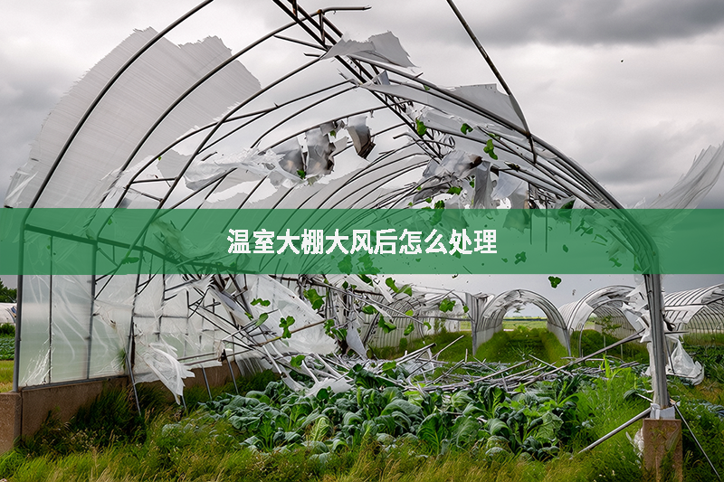 溫室大棚大風(fēng)后怎么處理