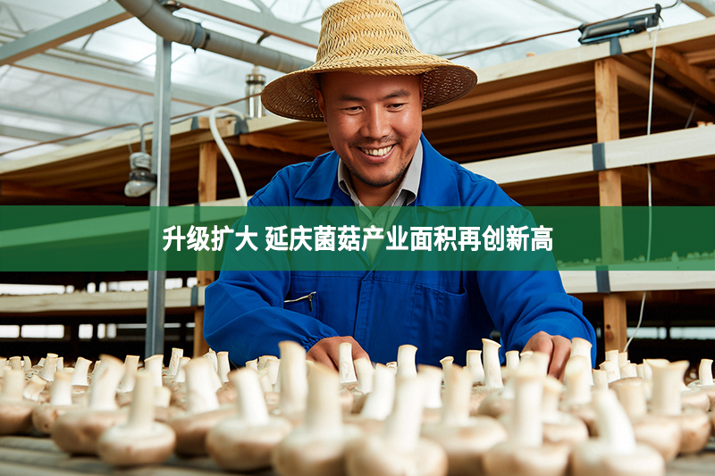 升級擴大 延慶菌菇產業面積再創新高