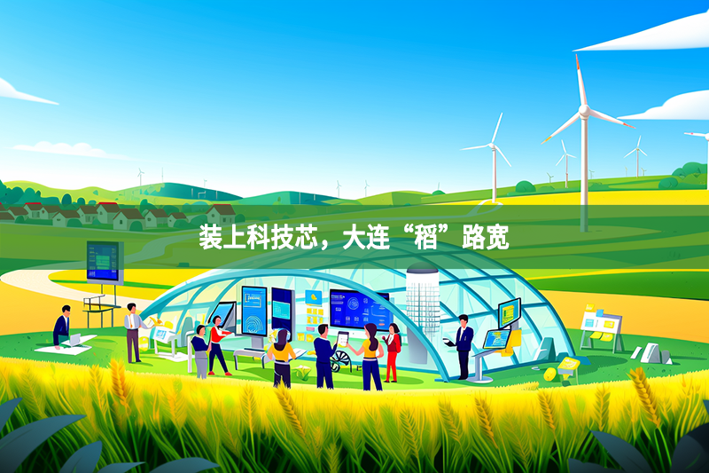 裝上科技芯，大連“稻”路寬