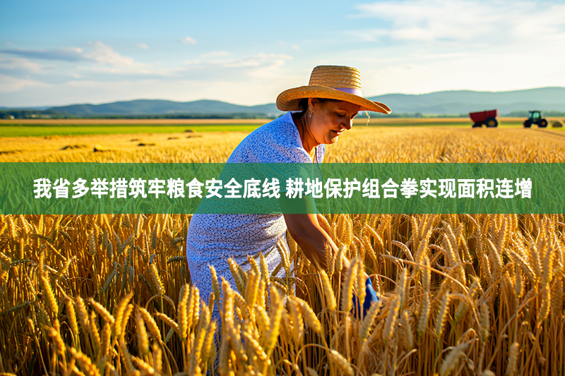 我省多舉措筑牢糧食安全底線 耕地保護(hù)組合拳實現(xiàn)面積連增