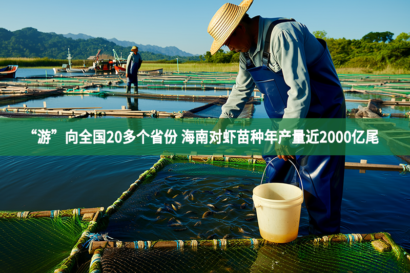 “游”向全國(guó)20多個(gè)省份 海南對(duì)蝦苗種年產(chǎn)量近2000億尾