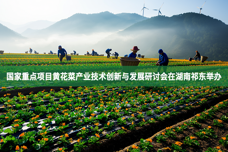 國家重點項目黃花菜產業技術創新與發展研討會在湖南祁東舉辦