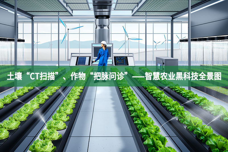 土壤“CT掃描”、作物“把脈問診”——智慧農業黑科技全景圖