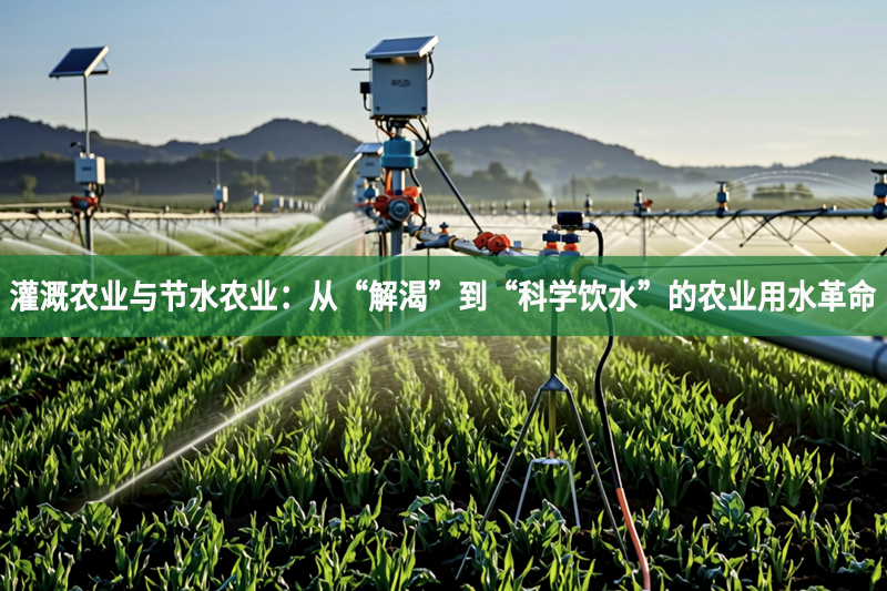灌溉農(nóng)業(yè)與節(jié)水農(nóng)業(yè)：從“解渴”到“科學飲水”的農(nóng)業(yè)用水革命