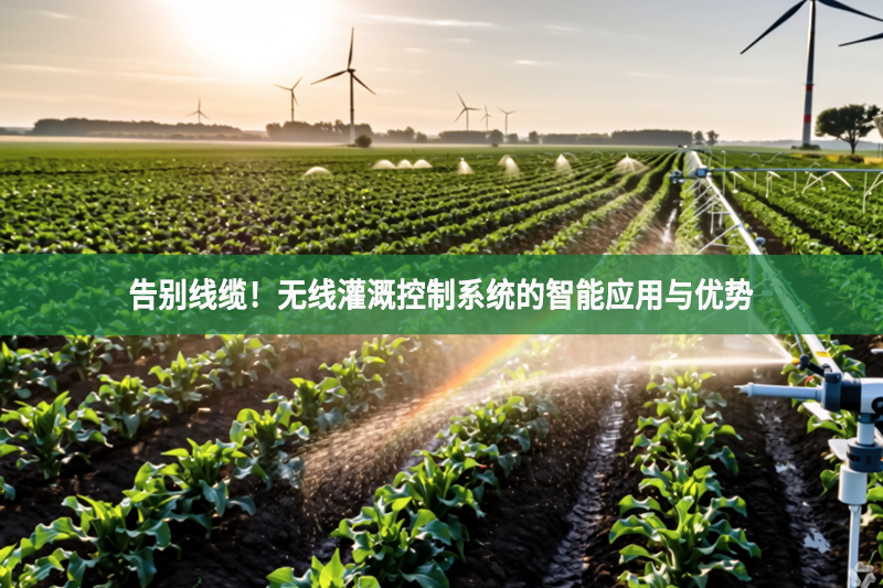 告別線纜!無線灌溉控制系統的智能應用與優勢